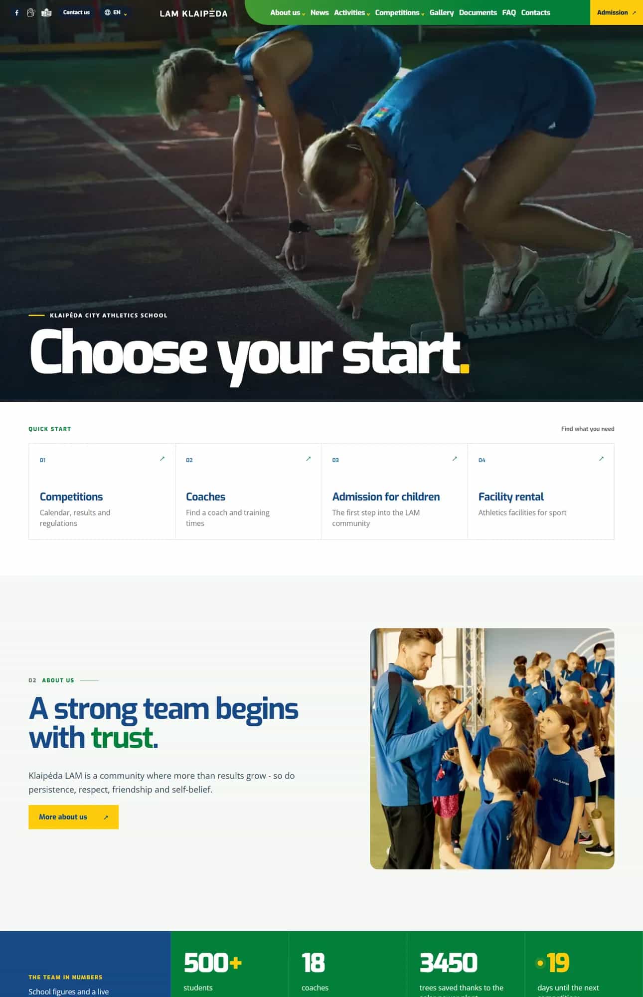 Klaipedos LAM – Athletics School