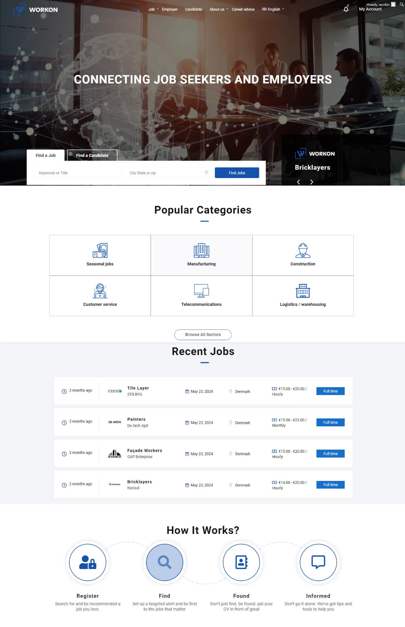 Workon – Recruitment Platform (Denmark)