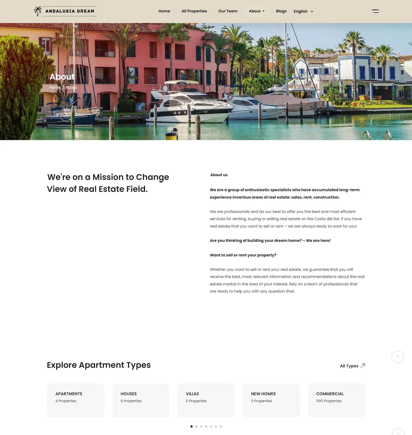Andalusia Dream – about page